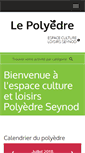 Mobile Screenshot of lepolyedre.fr